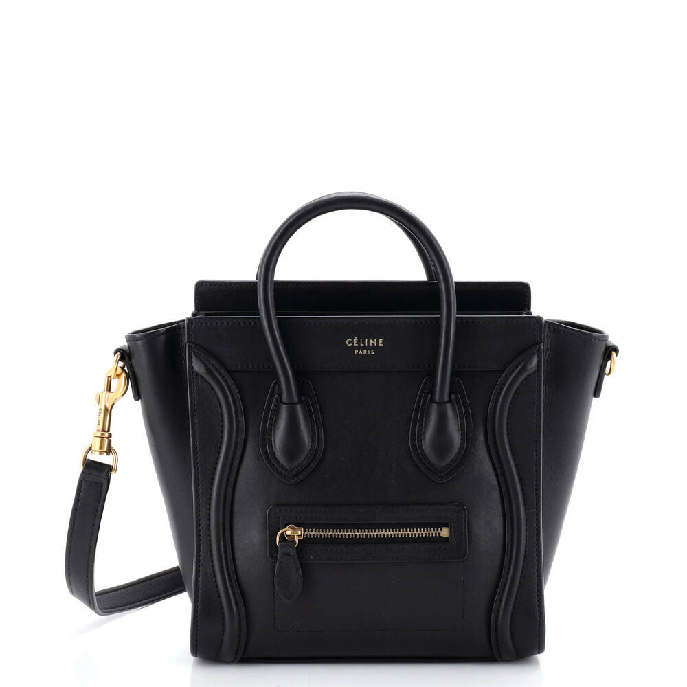 Celine Luggage Bag Smooth Leather Nano #248626C16B - Picture 1 of 7